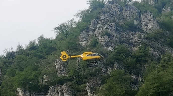 Erve. Bambino s’infortuna sul sentiero Prà di Rat: elisoccorso Elisoccorso Bergamo Erve