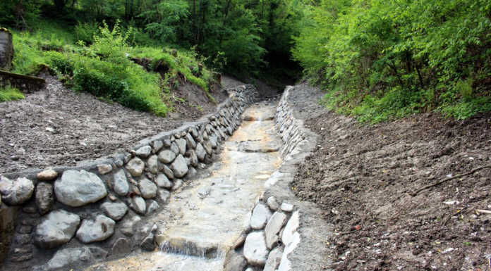 Erve. Regimentazione delle acque in Valle del Bettego, ultimati i lavori Erve manutenzione