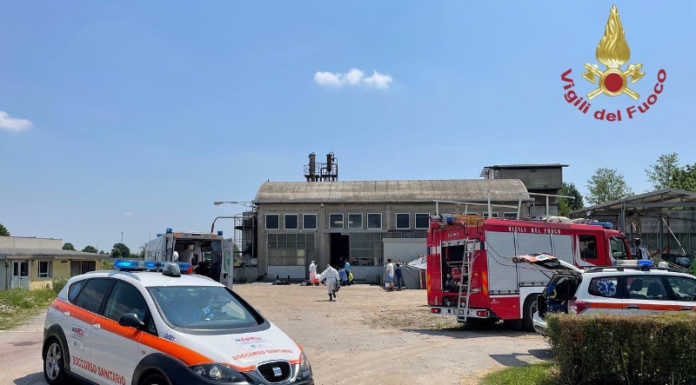 Investiti da vapori di ammoniaca, due morti sul lavoro a Villanterio Incidente sul lavoro a Villanterio Pavia