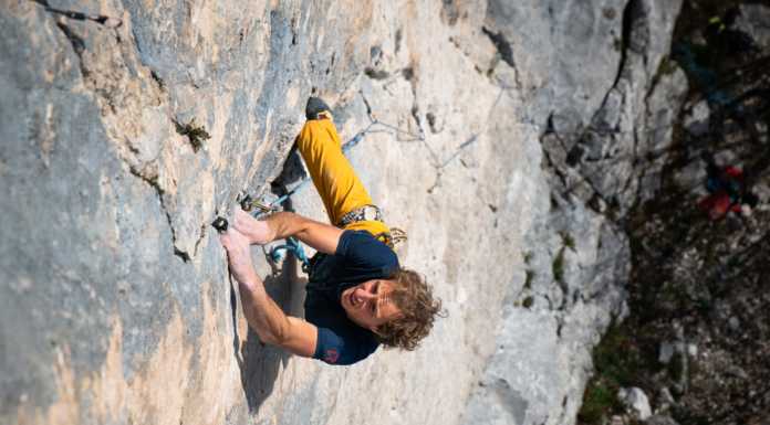 Luca Schiera, atleta Rock Experience, ai vertici del gruppo Ragni di Lecco Luca Schiera - photo by Michele Caminati