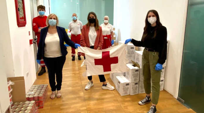Croce Rossa Merate, numeri record nella distribuzione della spesa alle famiglie bisognose Croce Rossa Merate