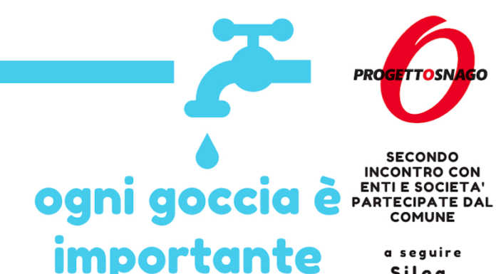 Con Progetto Osnago serata sul servizio idrico integrato Progetto Osnago