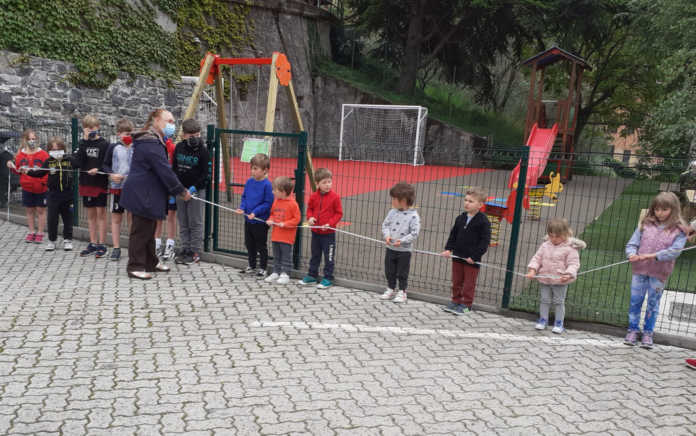 inaugurazione parco giochi frazione pino varenna