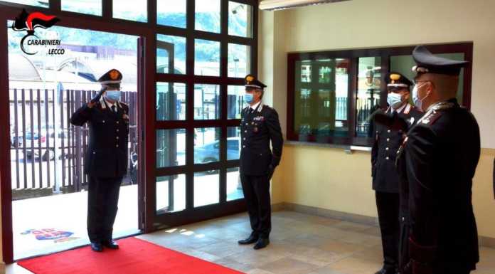 Al comando provinciale Carabinieri la visita del Comandante Interregionale Visita Comandante Interregionale