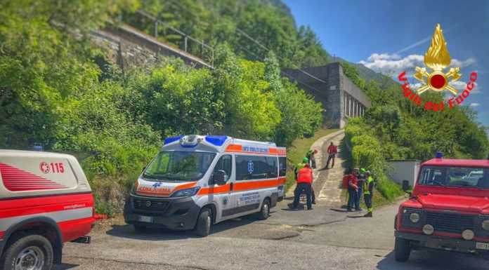 Abbadia, escursionista in difficoltà sul Viandante, soccorsi in azione vigili del fuoco-soccorso-sentiero del viandante