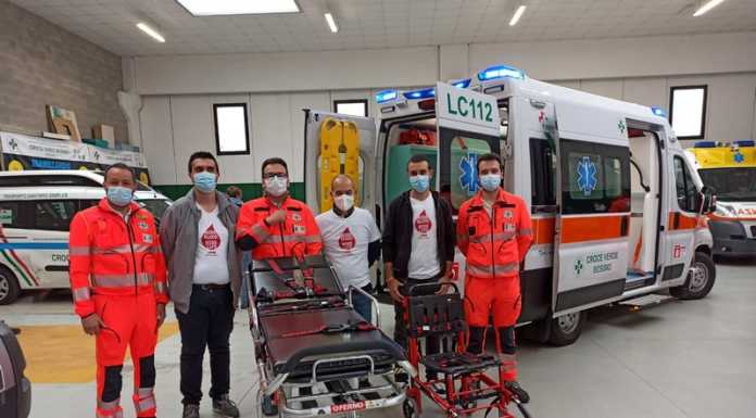 Bosisio Parini. La Croce Verde ha una nuova ambulanza in ricordo di “Ferri” Croce verde bosisio ambulanza