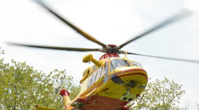 Alpe Paglio, soccorsi al lavoro per un escursionista infortunato elisoccorso como - generica