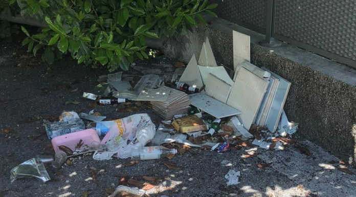 Rifiuti sulla spiaggia in località Moregge, la segnalazione di un lettore rifiuti spiaggia lago