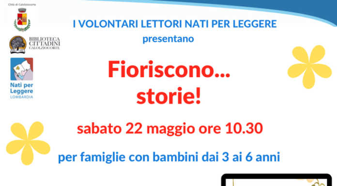 Calolzio. “Fioriscono… storie!” video letture per bambini