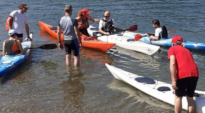 Kayak. I ragazzi non vedenti in acqua col CK 90 Vercurago