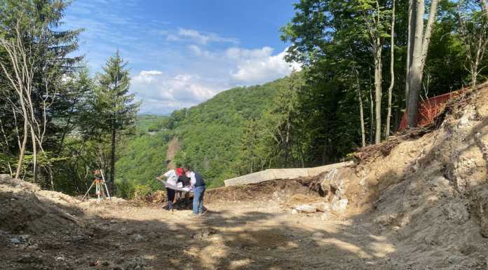In Valle Brembana il ponte tibetano più lungo al mondo: lavori in corso