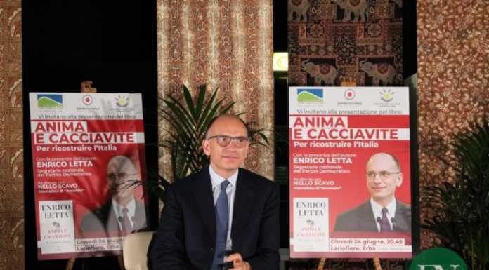 Enrico Letta a Lario Fiere presenta il suo ultimo libro ‘Anima e Cacciavite”