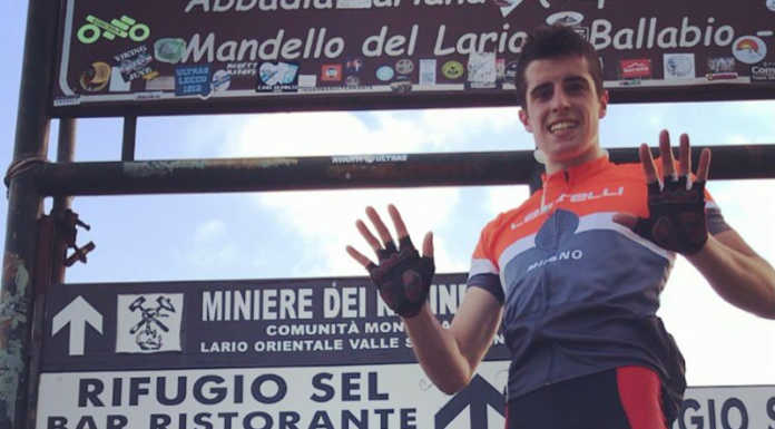 Primaluna. Dopo l’Everesting, il ciclista Gabriele Scaioli si inventa la 10 muri Gabriele Scaioli