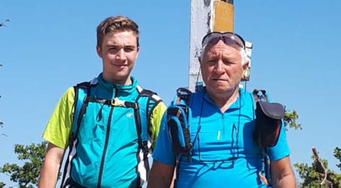‘Gita’ in bici di 1400 km per nonno e nipote, da Lecco a Matera gabiele e pasquale la rosa