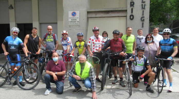 Da Monte Marenzo a Chiavenna per Suor Maria Laura: “La bici è metafora della vita” Monte Marenzo Chiavenna Suor Maria Laura bici