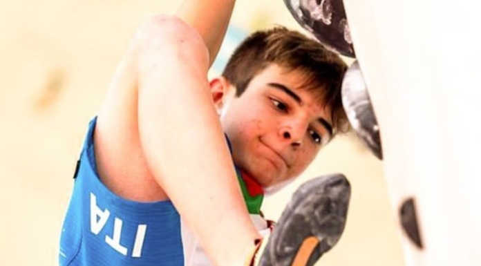 Arrampicata. Juri Villa fenomenale, argento nella seconda prova di Coppa Europa Lead Juri Villa, promessa della squadra di arrampicata dei Ragni di Lecco