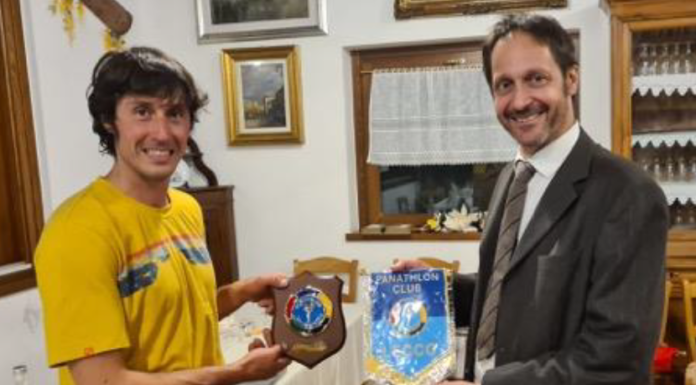 Panathlon Lecco prima Conviviale in presenza con Matteo Della Bordella Panathlon della Bordella Calvetti