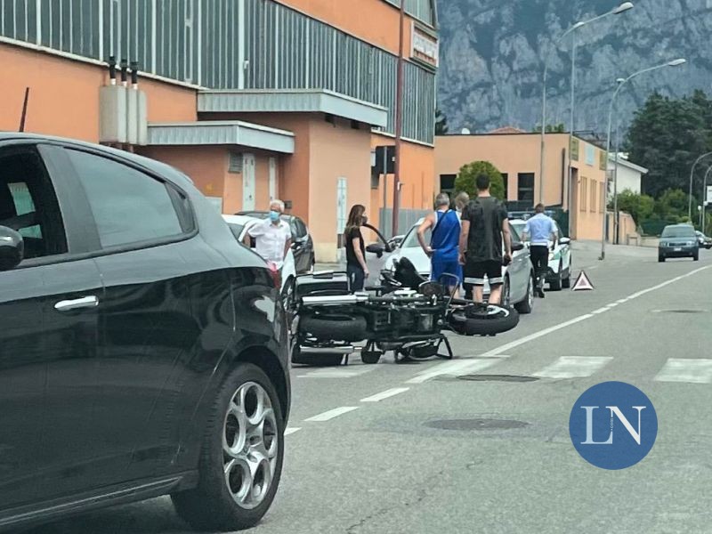 valmadrera incidente moto