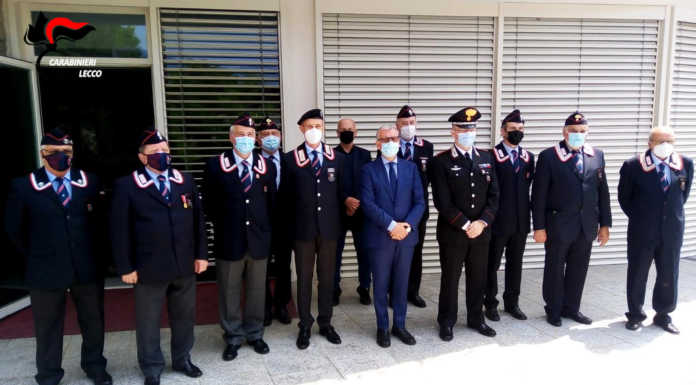 Lecco. Il Prefetto in visita all’Associazione Nazionale Carabinieri Visita Prefetto ANC Lecco