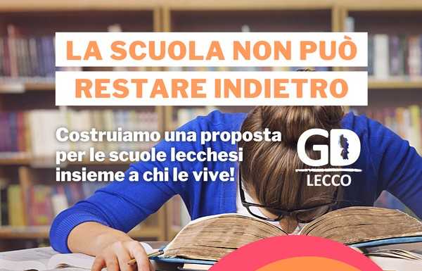 Scuola, Giovani Democratici Lecchesi lanciano un sondaggio