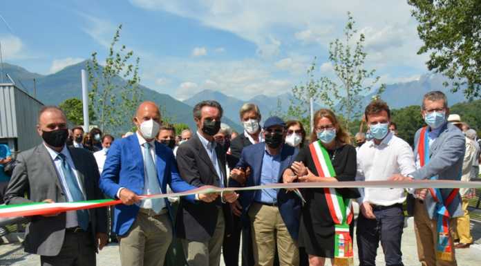 Colico. Taglio del nastro per l’area ex Cariboni, ora è un parco