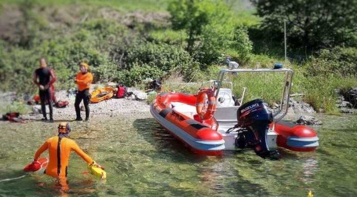 Labrador in difficoltà nel fiume, i Vigili del Fuoco gli salvano la vita vigili del fuoco squadra nautica