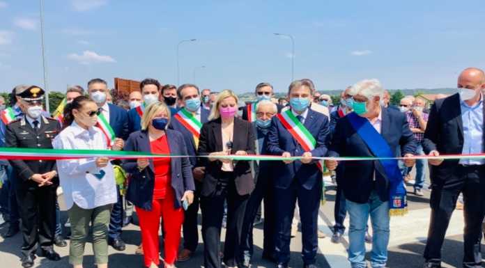 Mantova, taglio del nastro per la Tangenziale di Guidizzolo