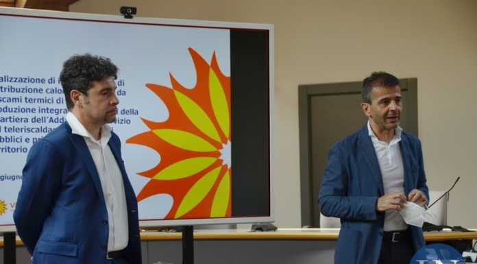 Teleriscaldamento a Calolzio: il progetto spiegato da Varese Risorse Fabio Fidanza e Giovanni Chighine di Varese Risorse