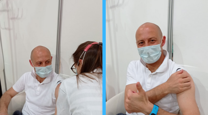 Lecco. Il sindaco Gattinoni si vaccina: “Facciamolo tutti, per noi e per gli altri”