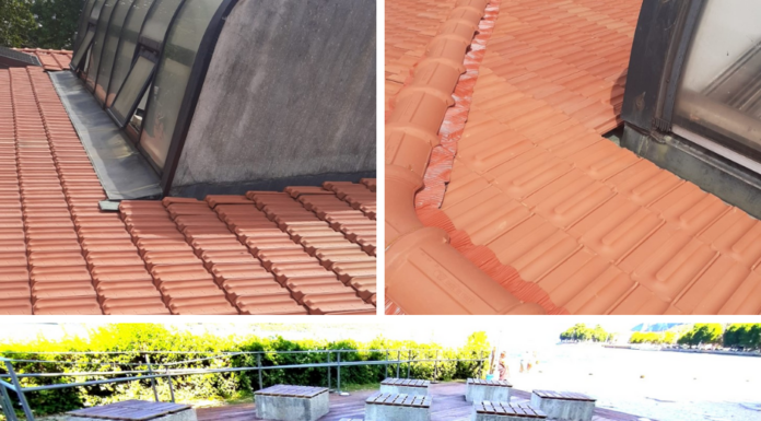 Maggianico. Conclusi i lavori di manutenzione sulle coperture a Villa Gomes Lavori sulla copertura di Villa Gomes e sul lungolago