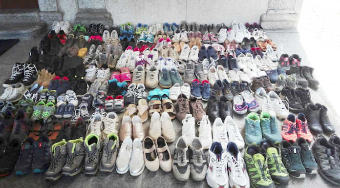 “Brivio che dona” fa il pieno di solidarietà: raccolte 200 paia di scarpe usate