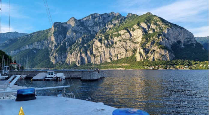 Malgrate. In difficoltà con il kite sul lago: salvato dai Vigili del Fuoco