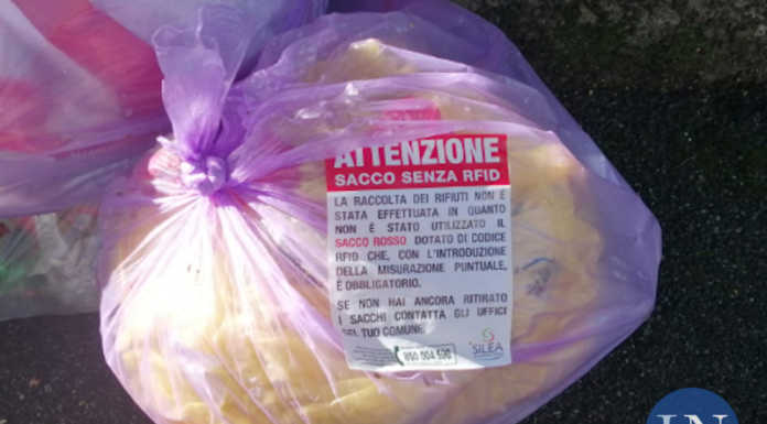 Casatenovo, sacco rosso: dal 27 gennaio scatta la tolleranza zero
