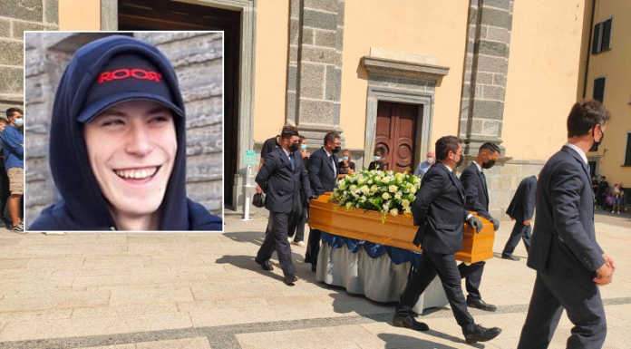 Oggiono. L’ultimo saluto al giovane Lorenzo Arosio Lorenzo Arosio funerale