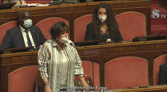 Ddl Zan, la senatrice lecchese Faggi (Lega): “Mai spingersi oltre la natura perché significa perdere il concetto di essere umano” ddl Zan la senatrice lecchese Antonella Faggi