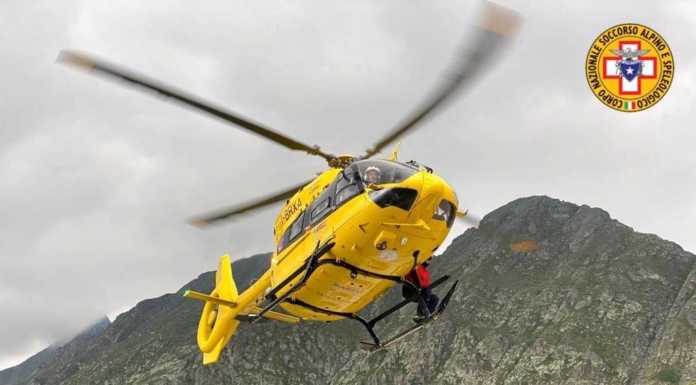 Malore a San Pietro al Monte, escursionista elisoccorso elisoccorso