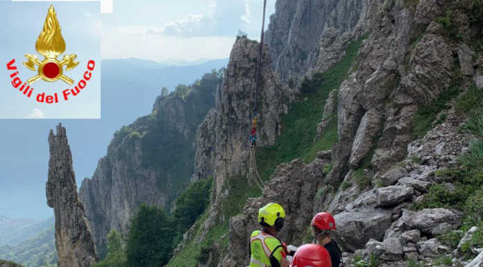 Turisti olandesi bloccati in Grignetta, salvati dai pompieri