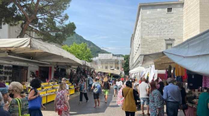 Lecco: il mercato torna in centro. Primo giorno di sperimentazione mercato centro lecco