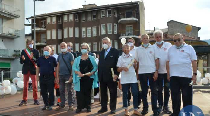 Da 5 a 50 anni con la divisa: premiati i volontari del Soccorso di Calolzio