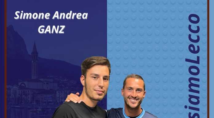 Calcio Serie C. Simone Ganz è un nuovo calciatore del Lecco Simone Ganz (credit foto Calcio Lecco 1912)