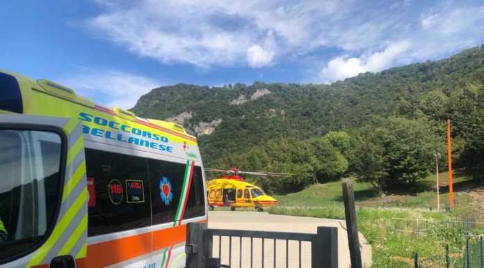 Due malori, doppio intervento dell’elisoccorso a Mandello e Perledo elisoccorso milano