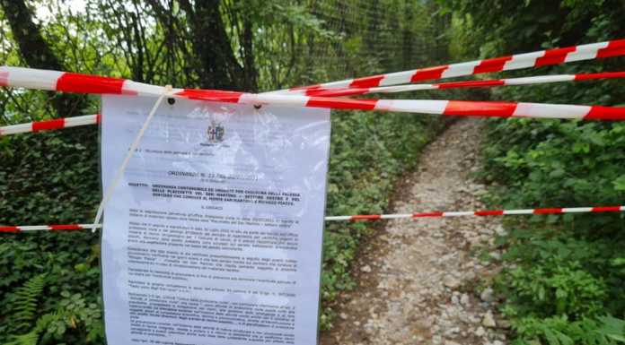 Sentiero del San Martino: dopo la caduta di massi al via le operazioni di bonifica sentiero_san_martino_chiuso