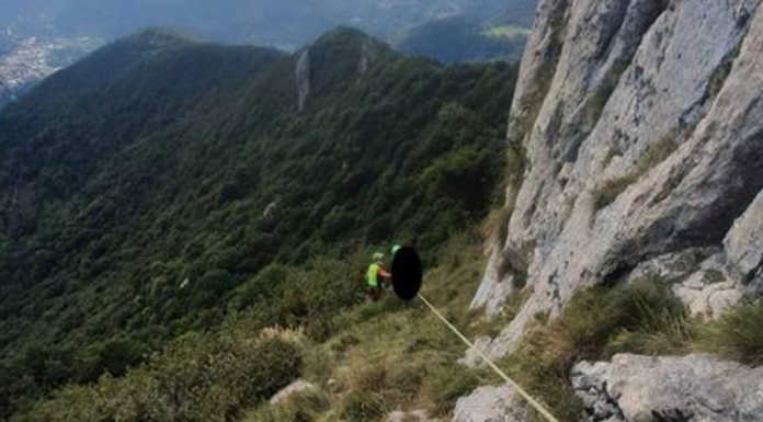 In difficoltà sulla ferrata dei Corni di Canzo, salvato un 64enne di Barzanò soccorso alpino ferrata corni canzo
