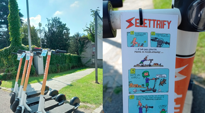Monopattini “sharing” a Lecco, parte la sperimentazione