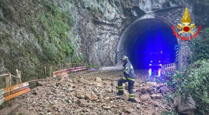 Bellano-Taceno, riapre la strada provinciale 62 chiusa dal 4 agosto per una frana Frana Bellano Taceno