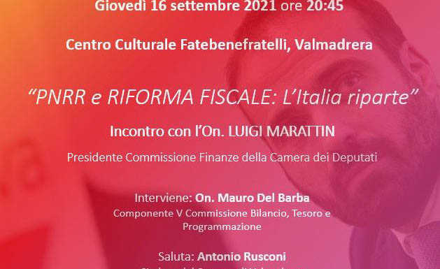 PNRR, Italia Viva ne parla con l’on. Marattin, giovedì a Valmadrera