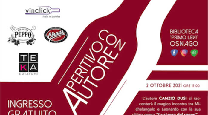 Osnago, aperitivo con autore con degustazioni: la biblioteca fa… tris