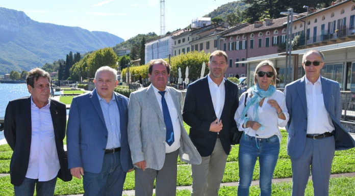 Regione e gli interventi sul lago, visita dell’assessore Terzi a Malgrate