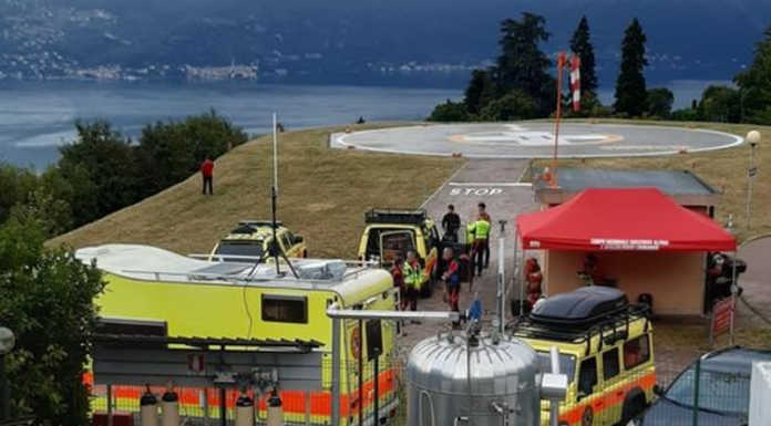 Ritrovata viva in una conduttura la donna dispersa a Menaggio (foto Soccorso Alpino)