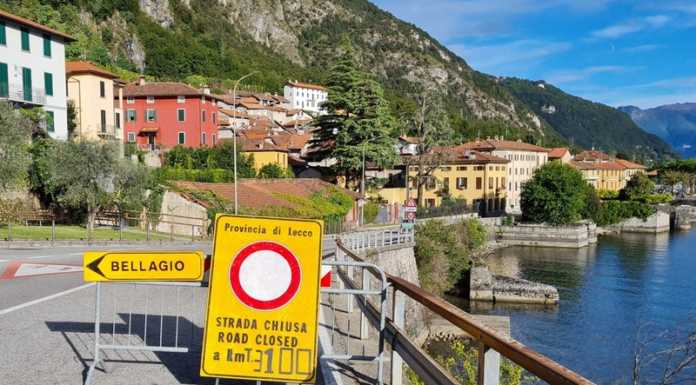 Riaperta la Lariana: dopo la frana, i controlli in mattinata